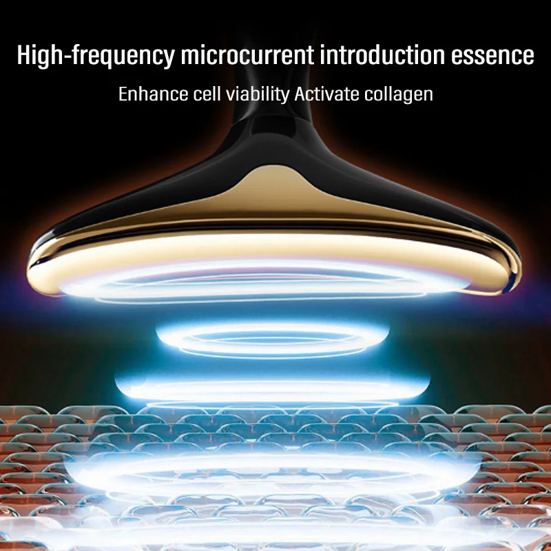 Masażer do twarzy 3 w 1, do szyi, twarzy i okolic oczu, masażer liftingujący twarz w kształcie litery V, urządzenie do pielęgnacji skóry, redukujące zmarszczki i przeciwstarzeniowe, do użytku domowego.