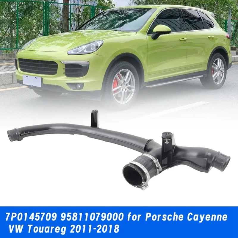 Car Turbocharger Pipe Turbo Pressure Hose 7P0145709 95811079000 For Porsche Cayenne VW Touareg 2011-2018 958 110 790 00