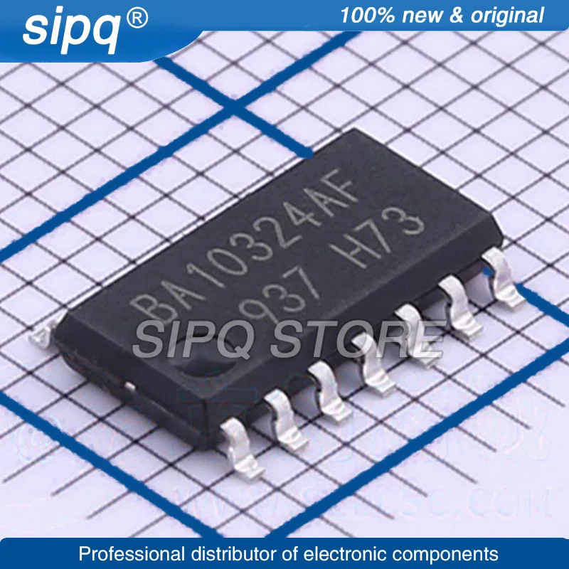 10PCS/LOT BA10324AF-E2 BA10324AF SOP-14-4.4mm Marking:BA10324AF Brand New Original In Stock Authentic Product IC