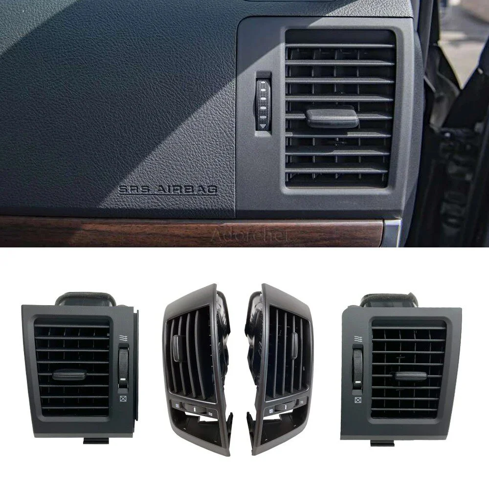 Car A/C Air Conditioner Outlet Air Fresh Grill Outlets Black Fit for Toyota Land Cruiser 200 LC200 2007 2008 2009 2010-2015
