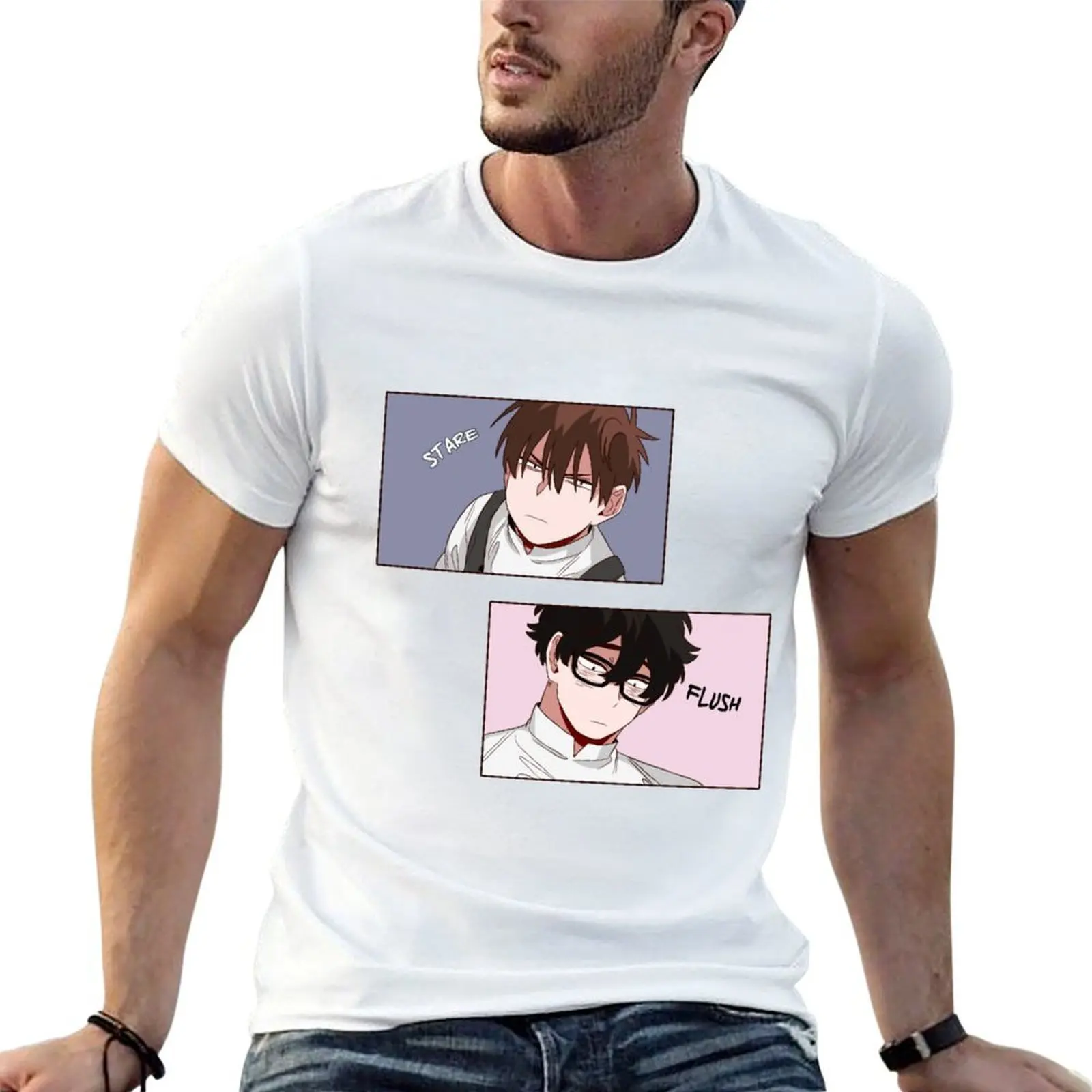 

(BL)Sign (Yaoi) (Manhwa) Language- Suhwa () by Ker. Gyoon stare at Yohan that he blush. Cute moment T-Shirt