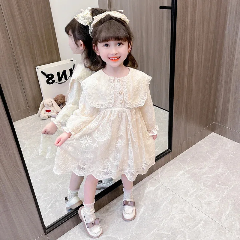 

Весеннее платье для девочек, детские кружевные платья, платье принцессы для дня рождения, детская одежда, детская повседневная одежда для отпуска 2 до 8 лет
