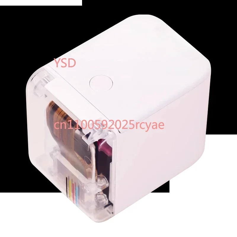 Handheld Full-Color Inkjet Printer - Portable, for DIY Labels on Food, Coffee, Flowers, Cards, Trademarks, Logos