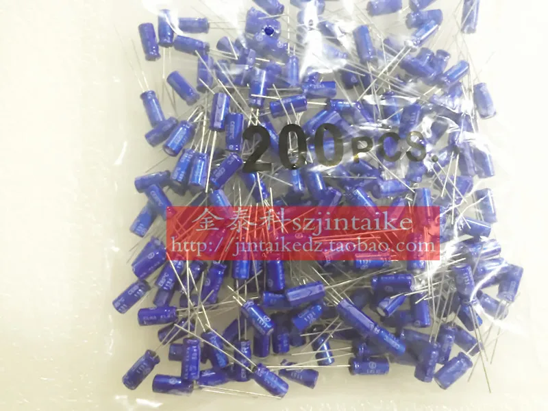 2020 hot sale 30PCS/50PCS Imported  audio capacitor 50V1UF 5X11 RE3 blue robe for electrolysis 85 degrees ELNA free shipping
