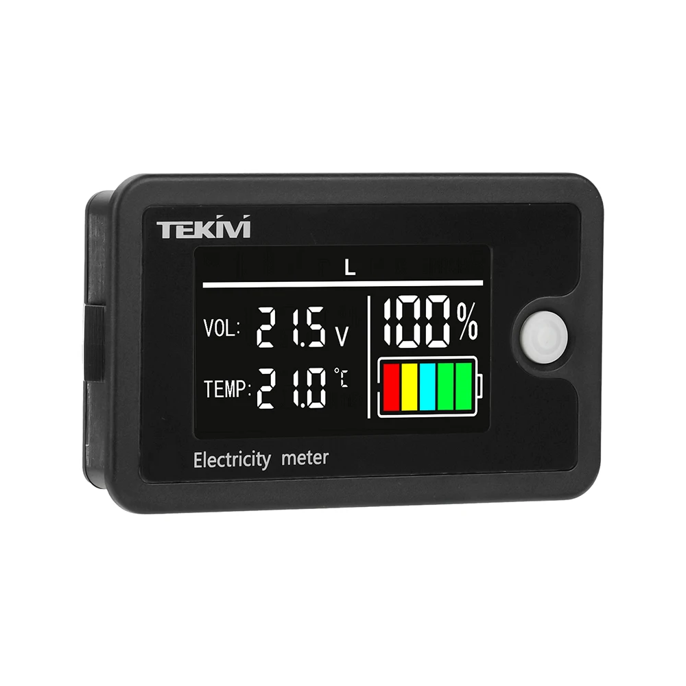 Digital Voltage Power Meter 6840C DC 8-100V Voltage Current Indicator For Ternary/Lithium Iron/Peroxide Acid Batteries Universal