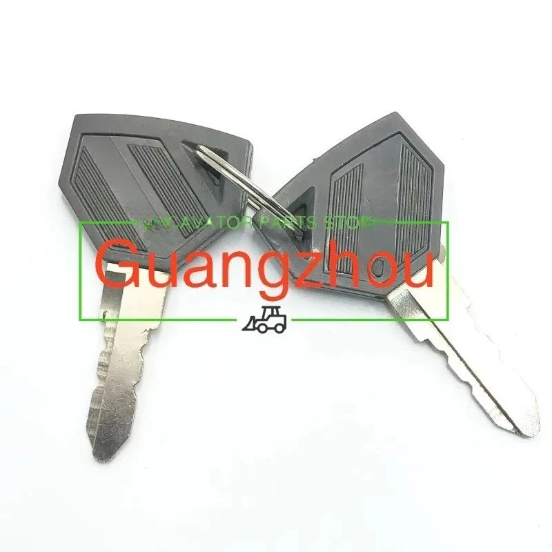 

5pcs Excavator Keys for YM Universal 17 18 20 30 35 55 65 80 Start Lock New Ignition Key