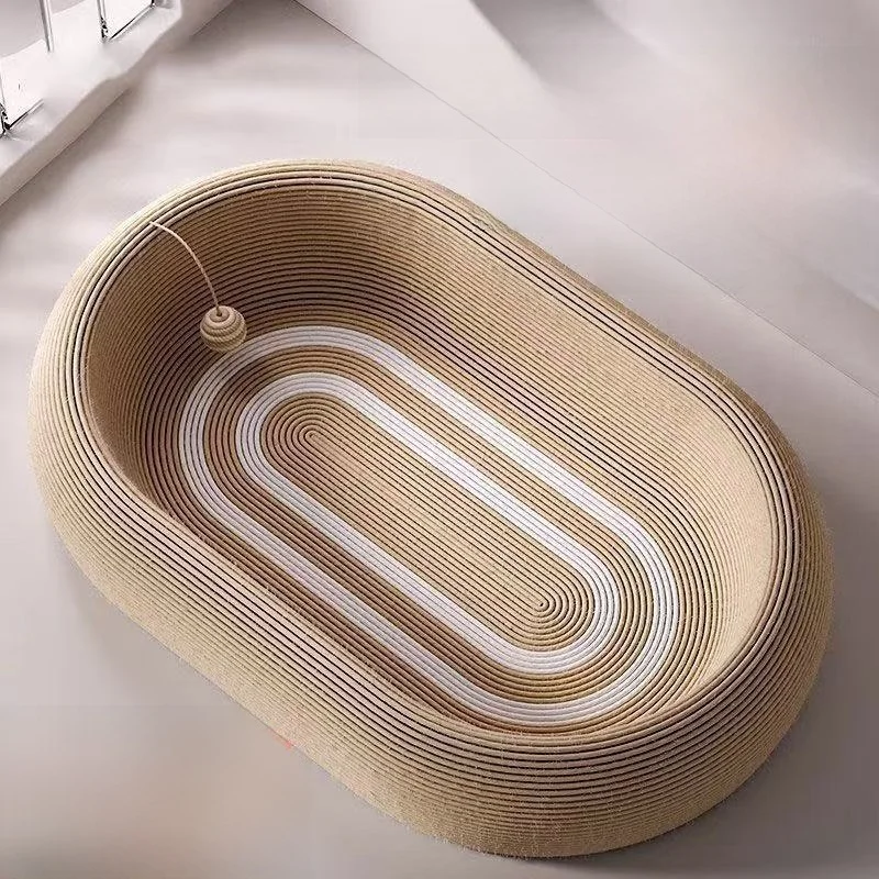 

Джутовая доска для царапин большого размера и кровать, устойчивая к царапинам, износостойкая, без окрая, американская игрушка для волос