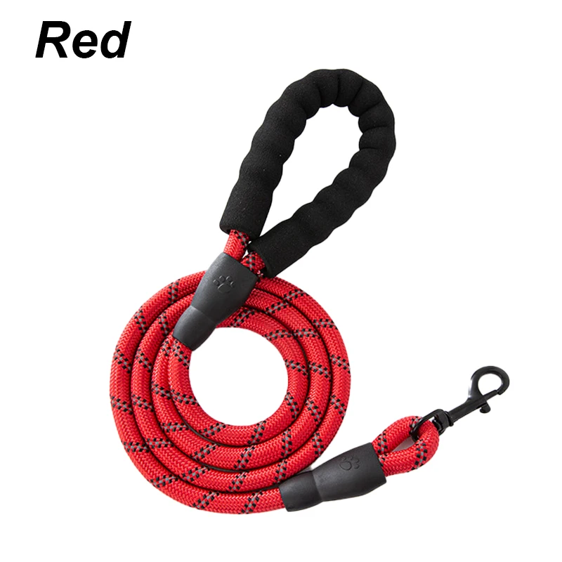 3M Pet Reflective Nylon Tow Rope Non Slip Foam Handle Pet Adjustable Towing Ropes Large MiddleSmall Dogs Outdoors Pet Supplies, image 12