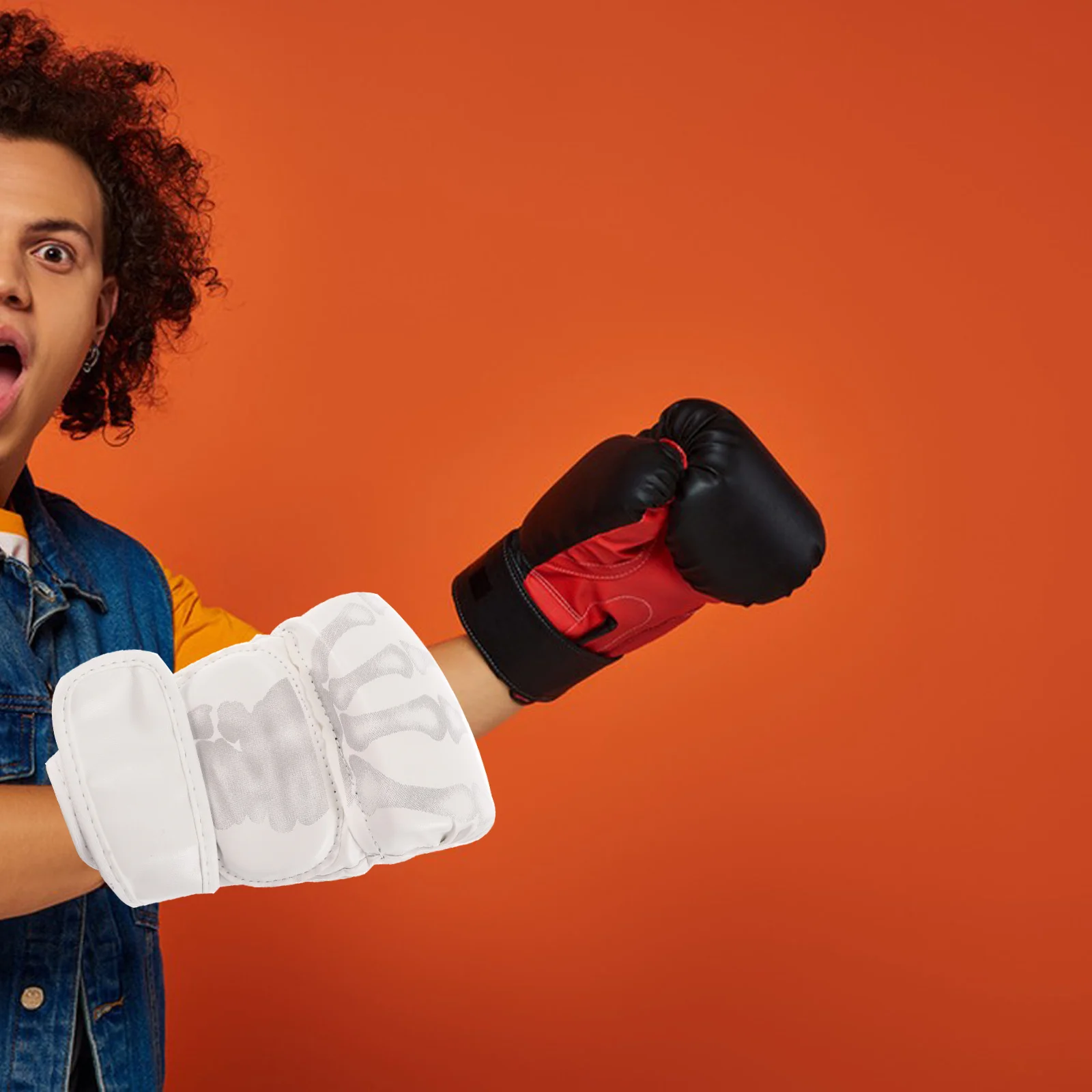 

1Pair Enhanced Protection Boxing Gloves Padded Mittens Men Women Youth Training Sparring Comfortable Portable Gloves for Men