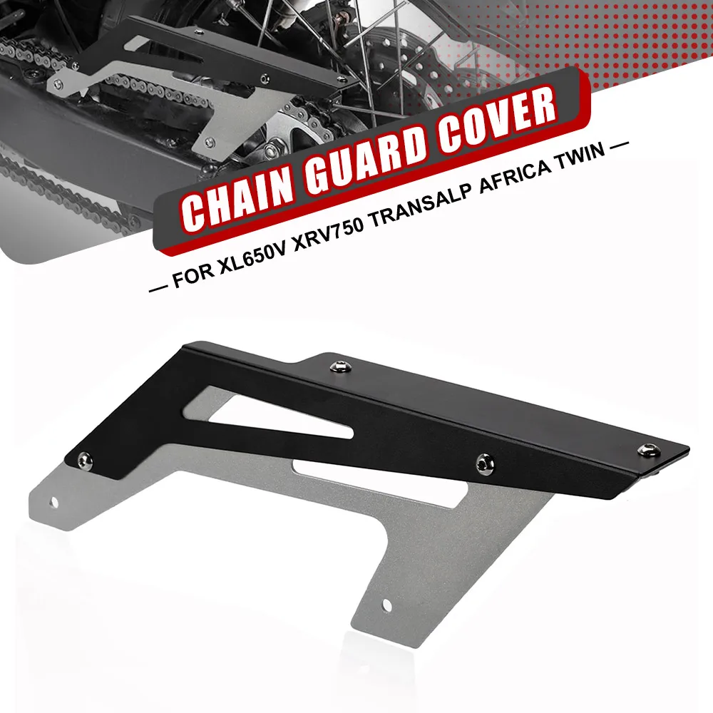 XLV 650 XRV 750 Rear Chain Cover Guard Sprocket Protector For Honda XL650V Transalp XRV750 Africa Twin RD04 RD07 RD07A 1990-2003