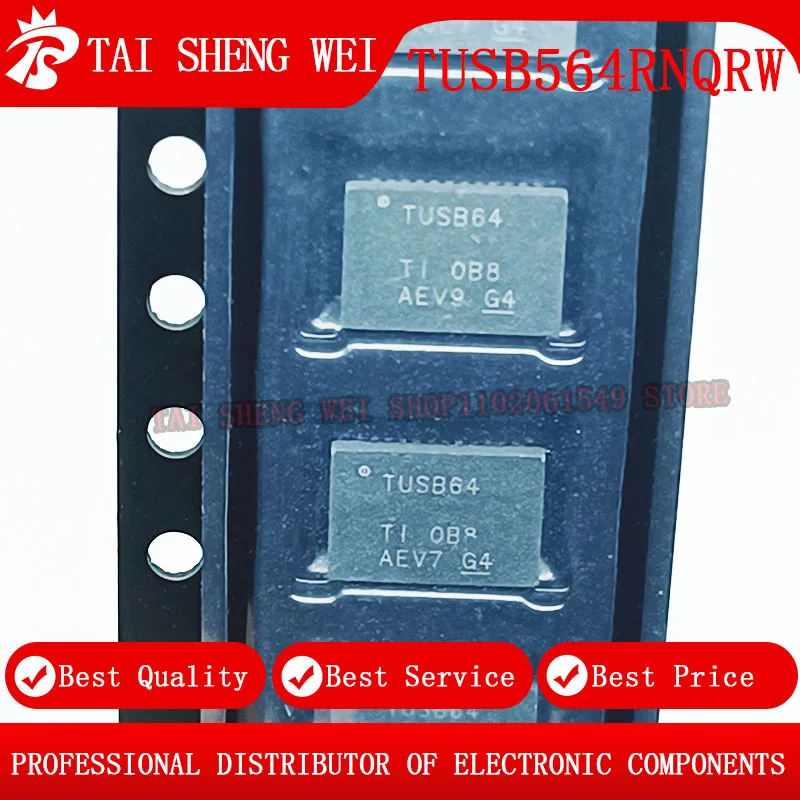 

2 шт. TUSB64 TUSB564RNQRW QFN40 WQFN40 QFN-40 новый оригинальный чип