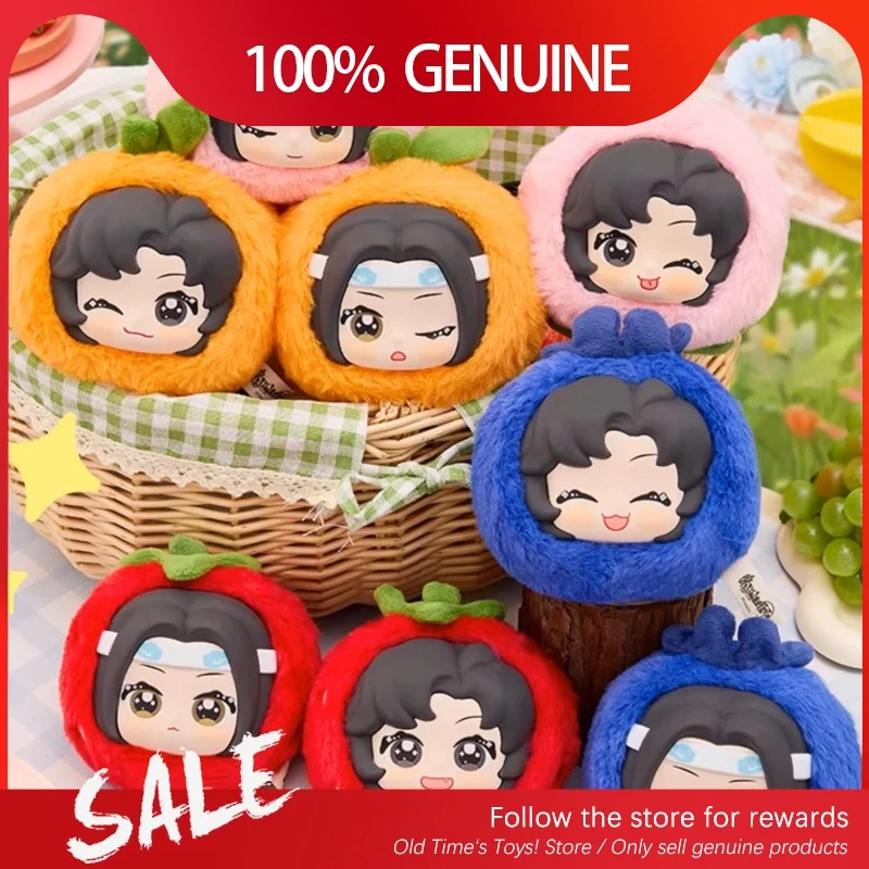 

Подлинная виниловая кукла серии Mo Dao Zu Shi Fruit, слепая коробка Wei Wuxian Lan Wangji, милые коллекционные фигурки Mdzs, игрушка, подарок для ребенка