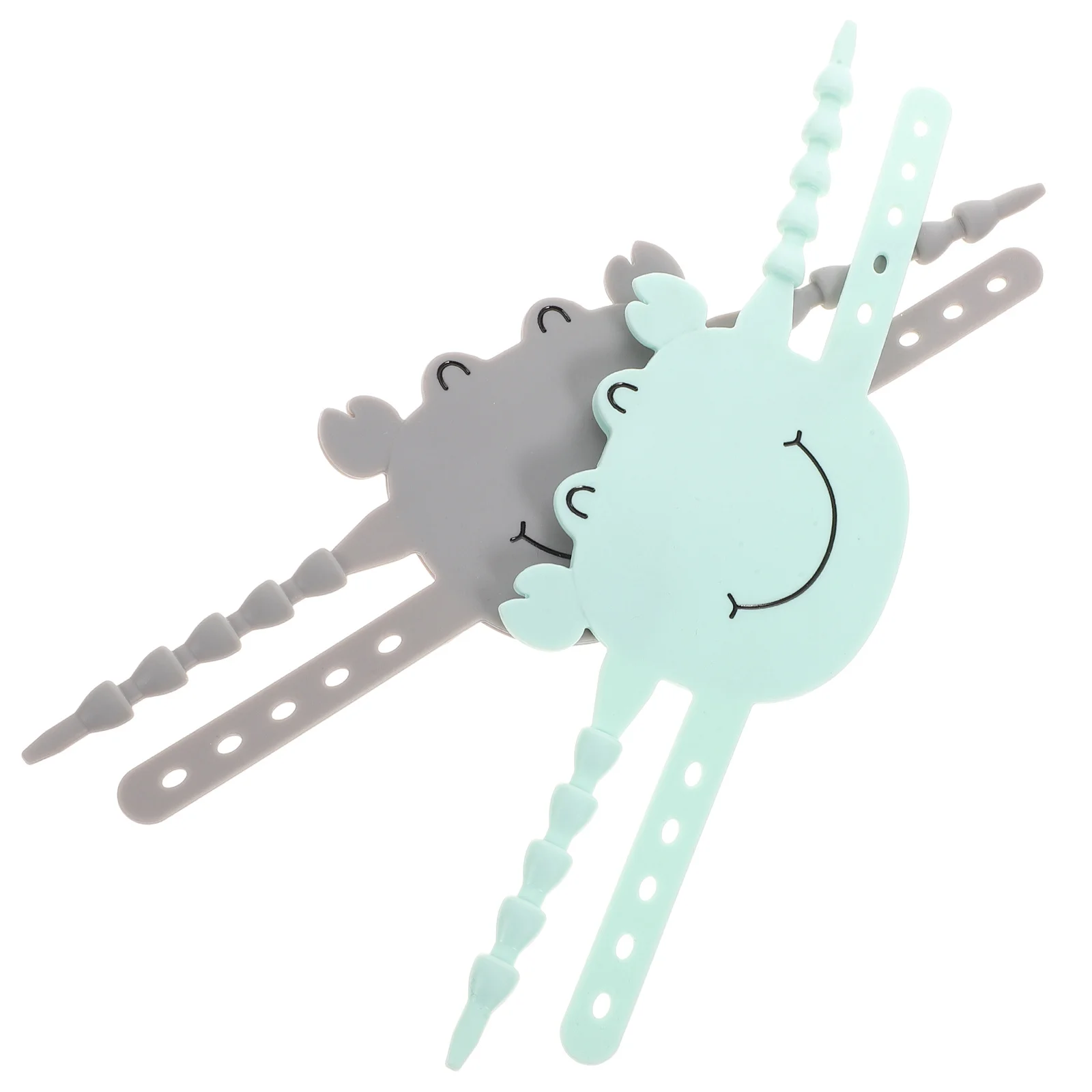 2 قطعة غطاء قفل صامت لمقابض الباب قابل للتعديل الباب سلام سدادة الطفل برهان مزلاج غطاء طفل سلامة المثبط مانع الضوضاء #5