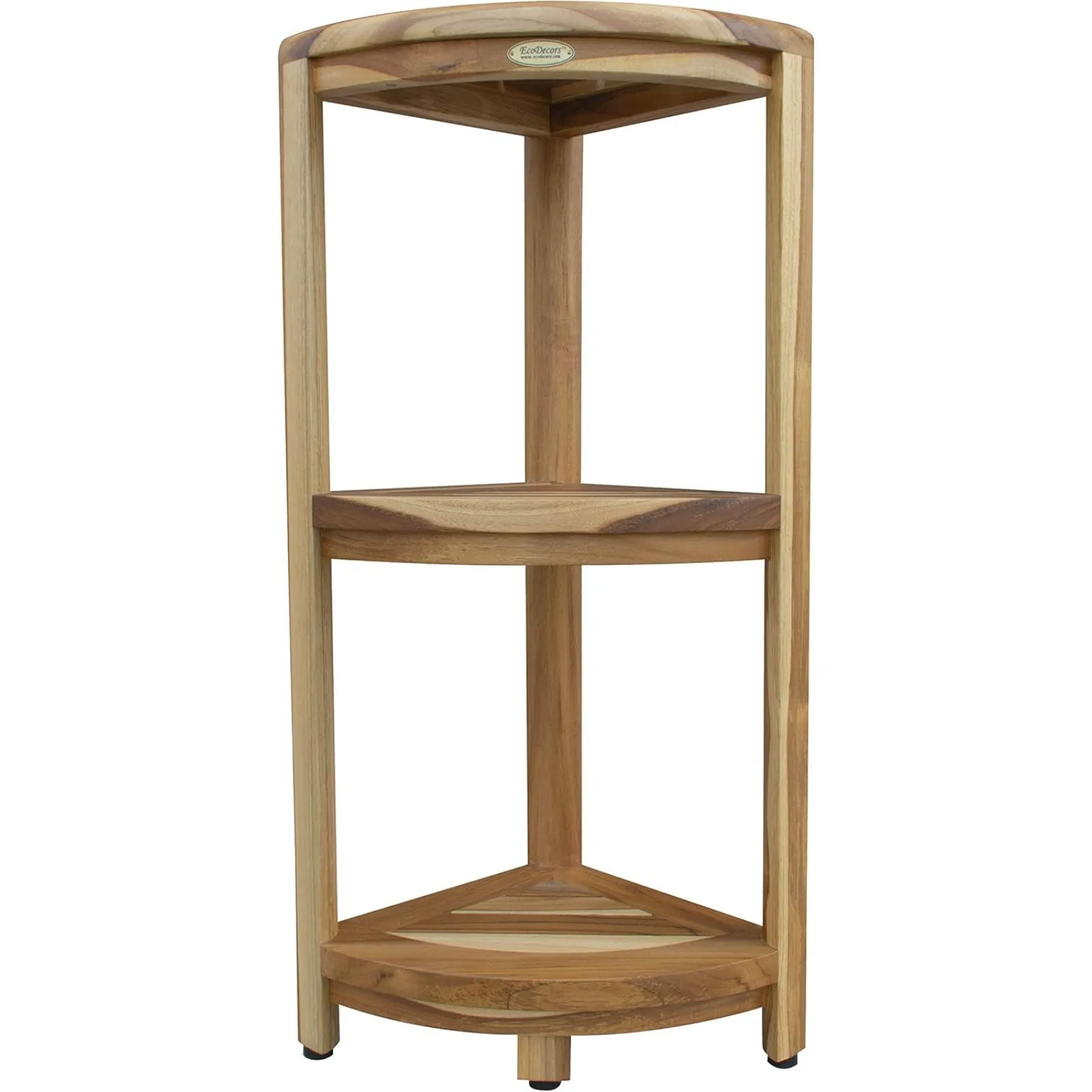 

US Snazzy Corner, Teak Corner Shower Shelf, Shower Stand Corner, Corner Shelf for Shower, Teak Shower Stool, Teak