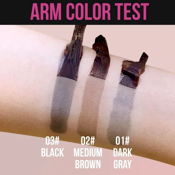 Waterproof Tearing Eyebrow Gel Semi-Permanent Long Last Black Brown Brow Tattoo Tint Peel Off Dye Eyebrow Cream Beauty Cosmetics