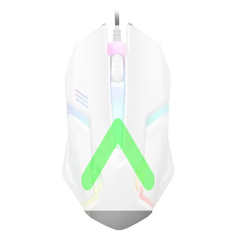 Sports LED Luminous Backlit Wired Mouse USB Wired For Desktop Laptop Mute Office Computer Gaming Mouse