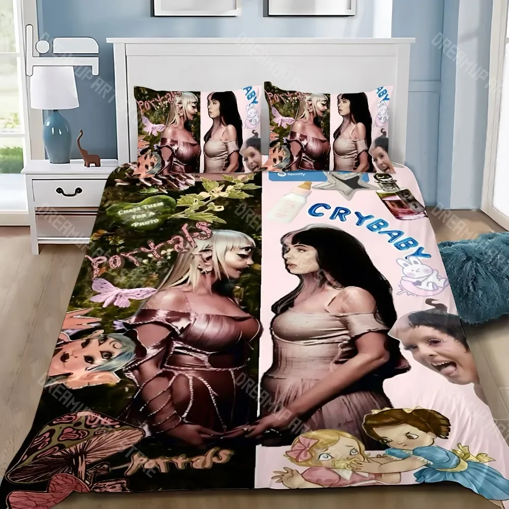 Melanie Martinez Music Duvet Cover Pillowcase Bedding Set Adult Boy Girl Bedroom Decoration Children Single Double Large Size