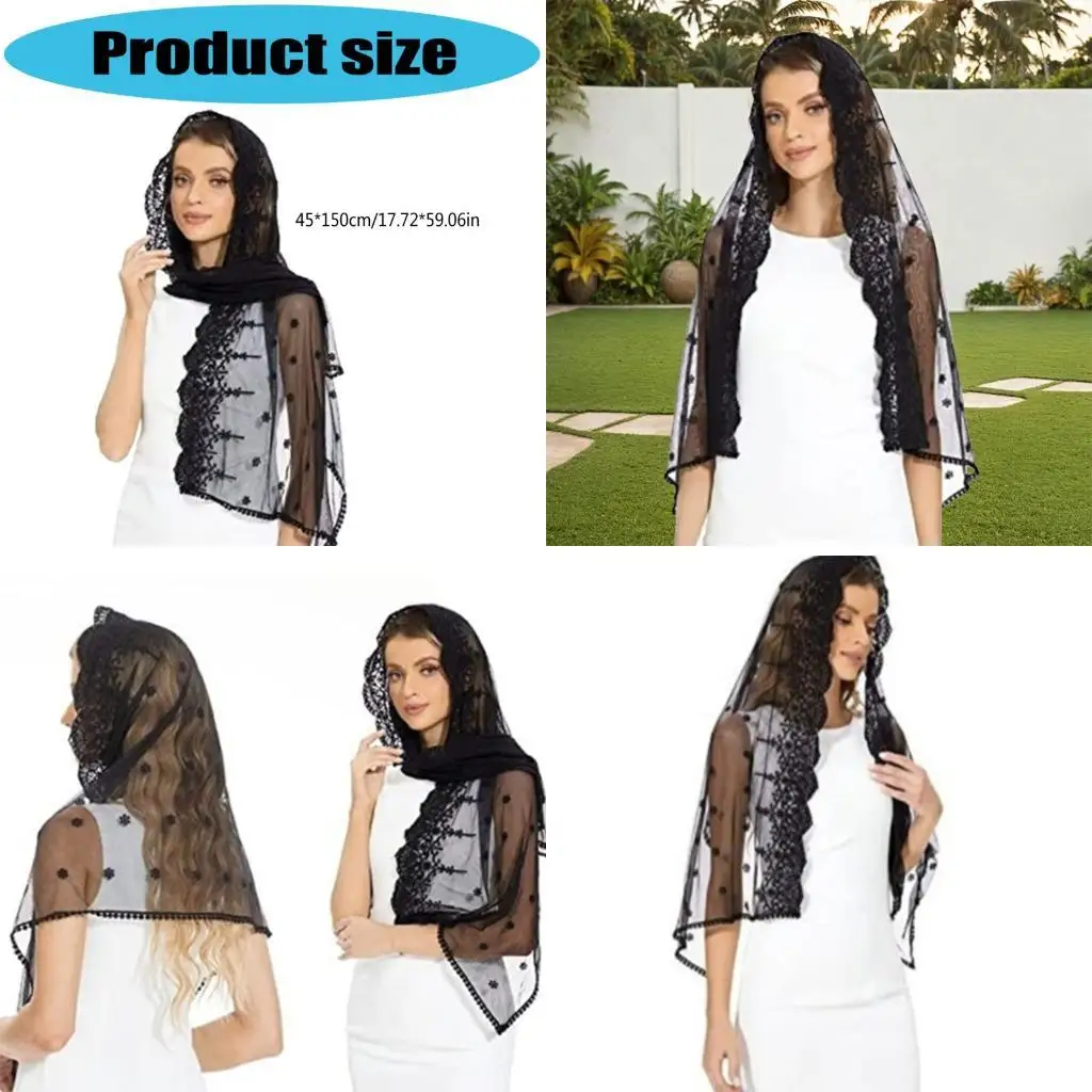 

652F Lightweight Friendly Star Print Scarf Stylish Wrap For Daily Wear And Travel Outfits