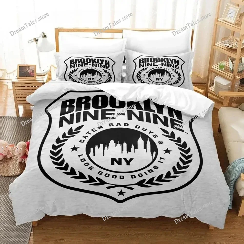

Brooklyn Nine-Nine Bedding Set Boys Girls Twin Queen Size Duvet Cover Pillowcase Bed Kids Adult Fashion Home Textileextile