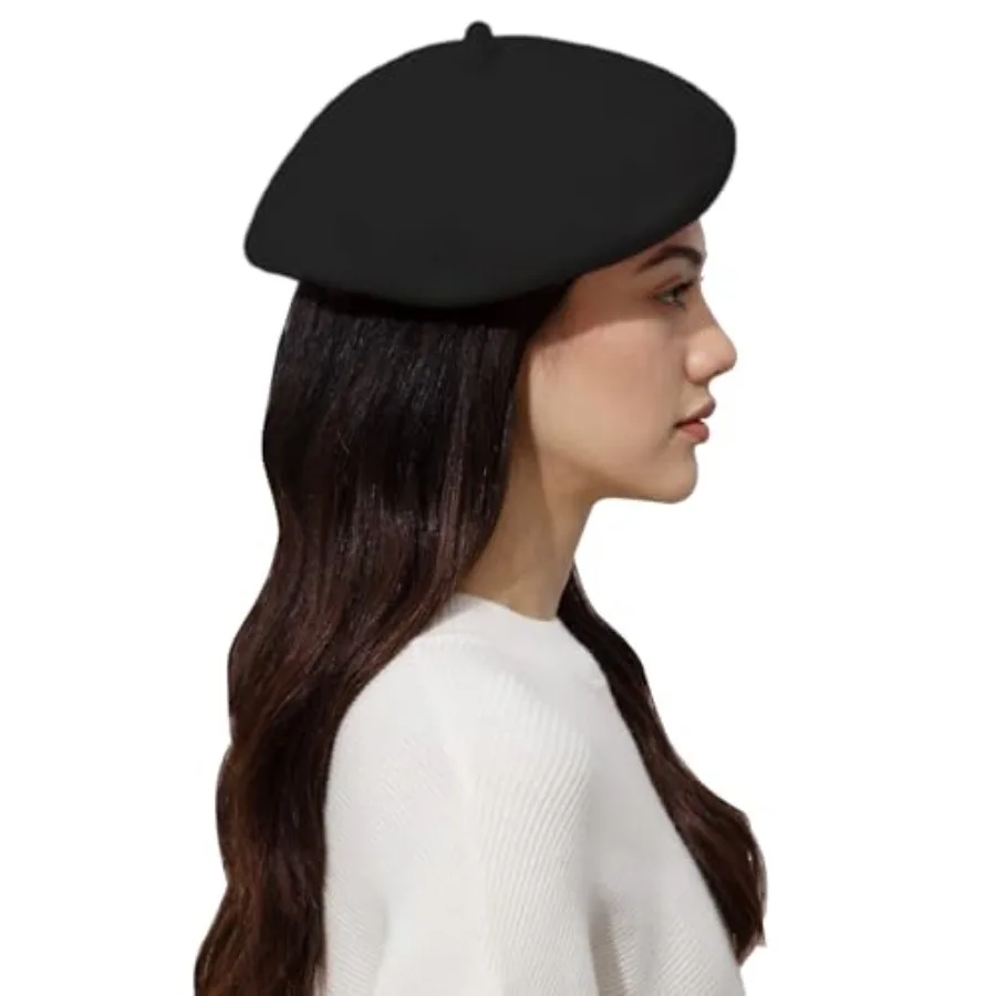 Классические шерстяные береты для женщин и мужчин: стильный французский берет для зимней одежды, идеально подходит для активного отдыха, повседневная мода и