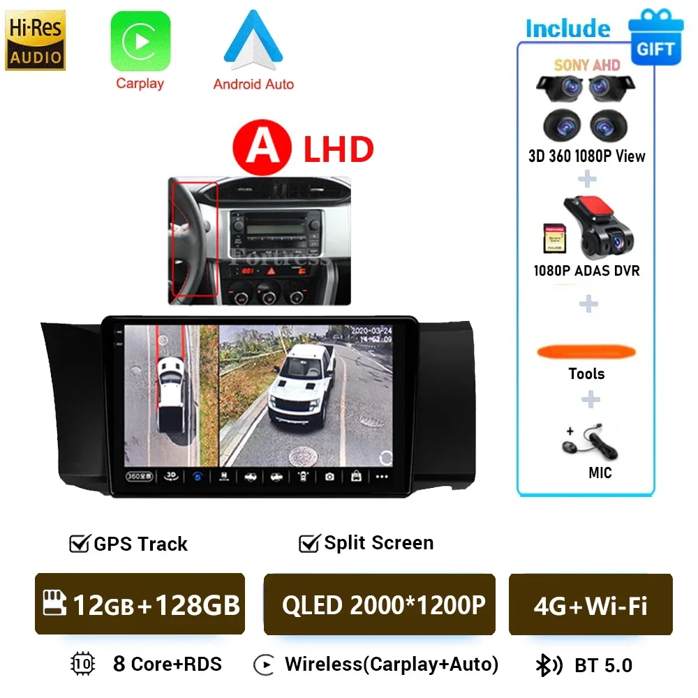 Android 16 Autoradio Voor Toyota GT86 GT 86 Subaru BRZ Scion FRS 2012 2013-2016 Multimedia Auto Stereo Video radio Carplay GPS