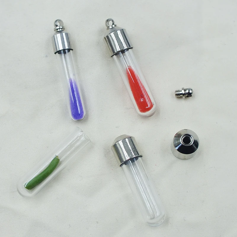 100PCS . 6x30mm/8X30MM. wishing bottle/perfume bottle/drifting bottle. DIY makes its own classic pendant ( bulk)