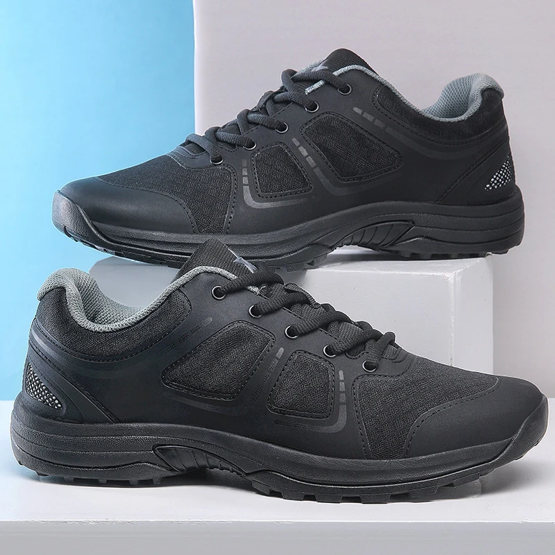 Men's sports running shoes breathable casual sneaker outdoor walking training shoes for male students and men