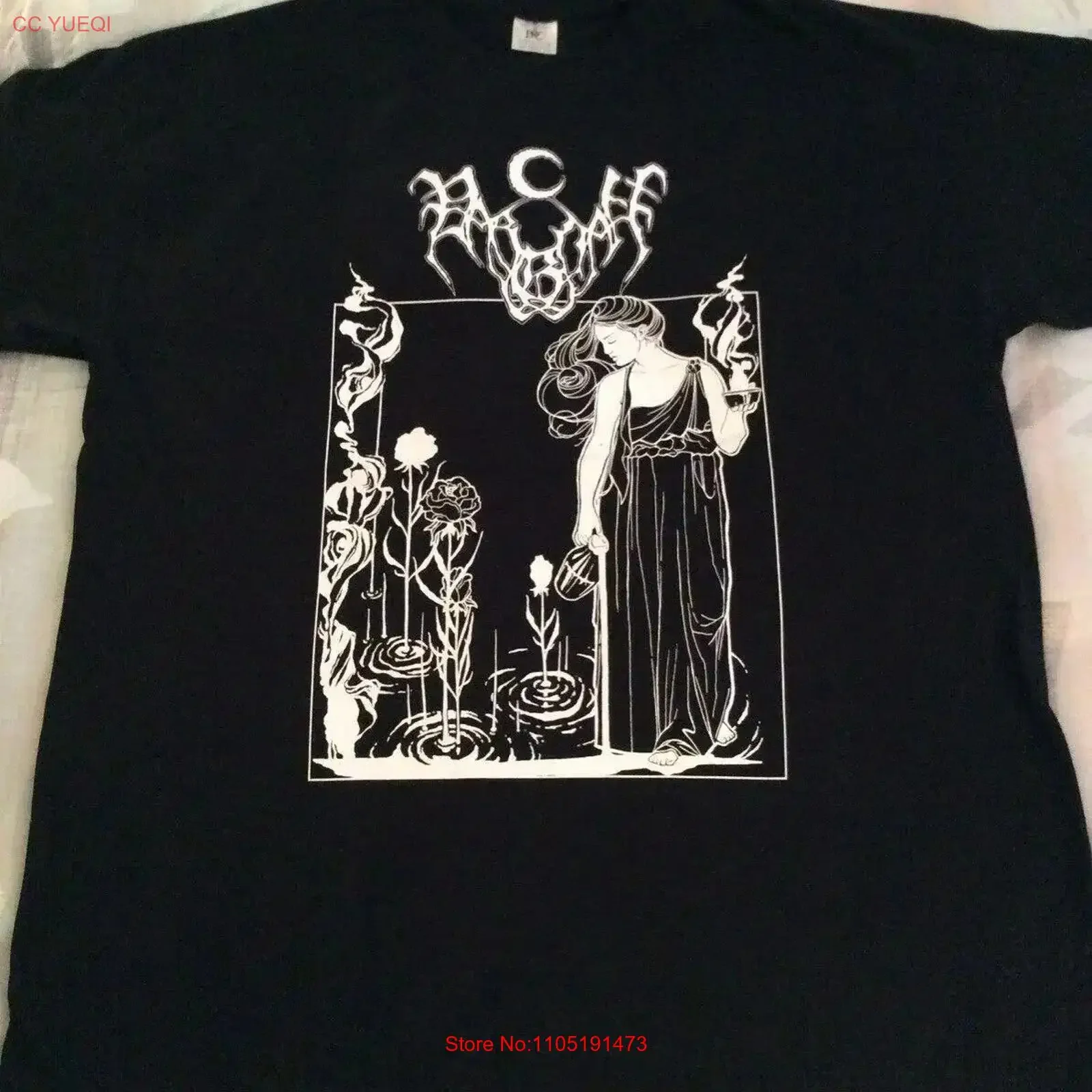 VARGNATT Grausammler t-shirt XL Azarath le taux de l'inquisition Urgehal Urfaust vintage lavé graphique haut pour un usage quotidien doux