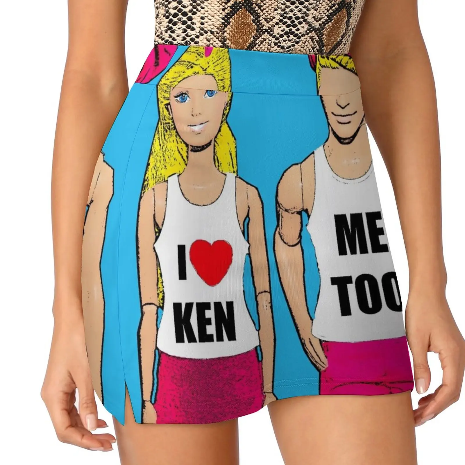 I Love Ken! (Me Too). Funny, Gay Art. Cool Queer Art! (LGBTQ) Light proof trouser skirt 90s aesthetic Evening dresses