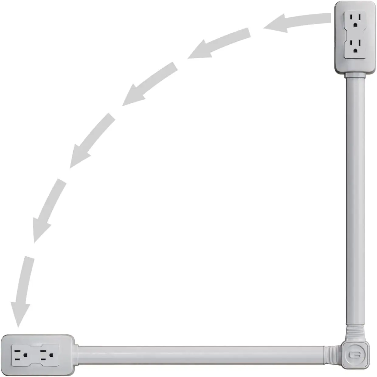 5 hole power socket sofa bedside table expander
