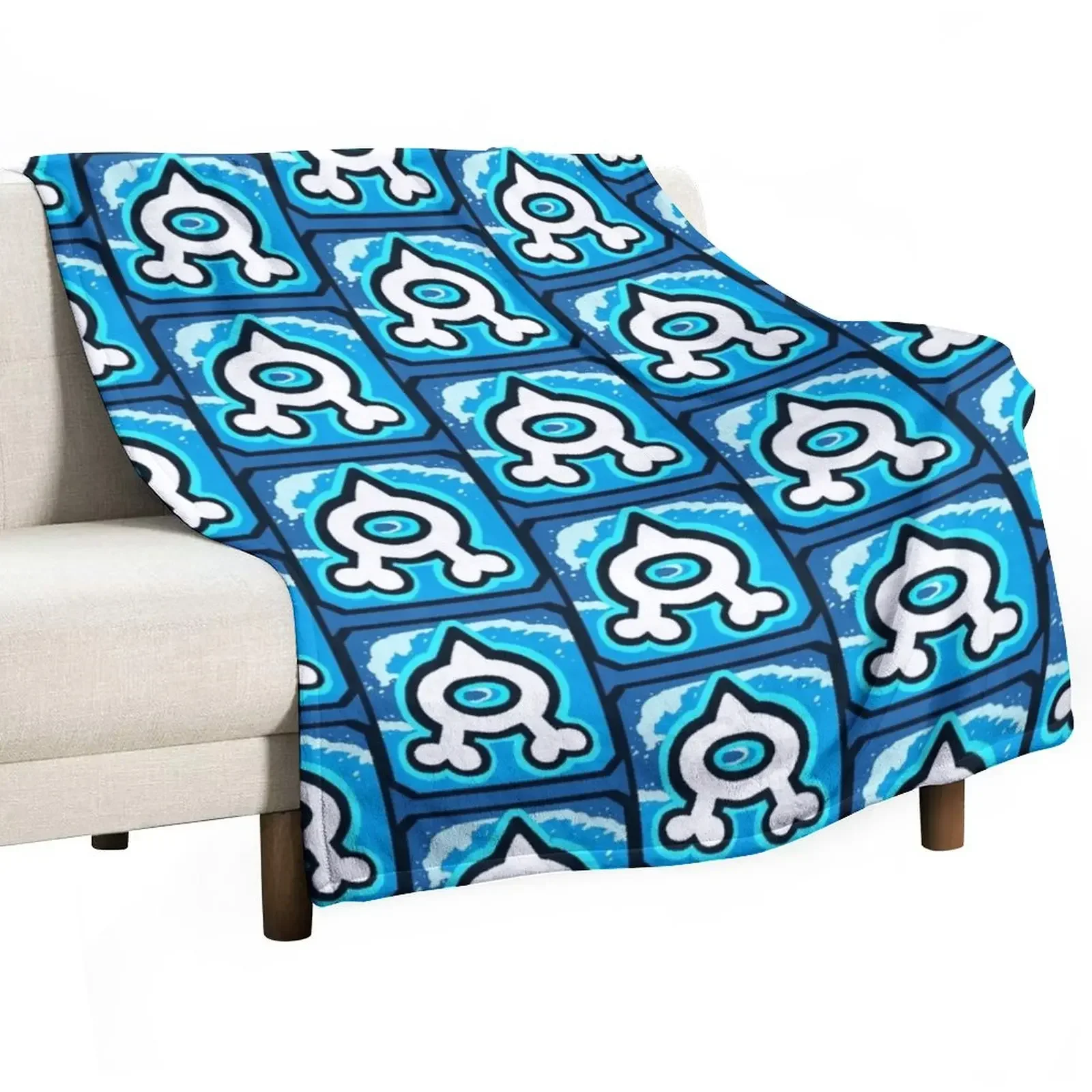 

Team Aqua Throw Blanket For Sofa Thin Decorative Sofa Bed Fashionable Winter beds Blankets