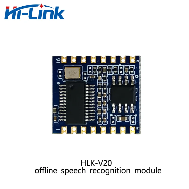 Free Shipping HLK-V20 Support 150 Chinese OR  English local offline instruction recognition Speech recognition chip voice module