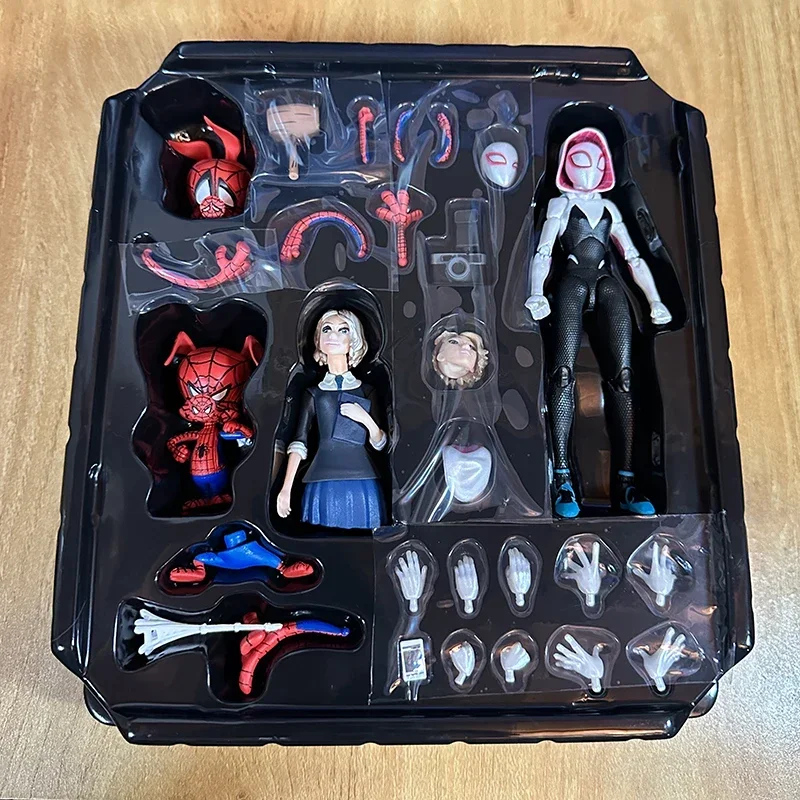 Disney Action Gwen Stacy Action figur Sammlung Sentinel Spider Gwen Wunder Spiderman in die Spinne Vers Figuren Modell Spielzeug