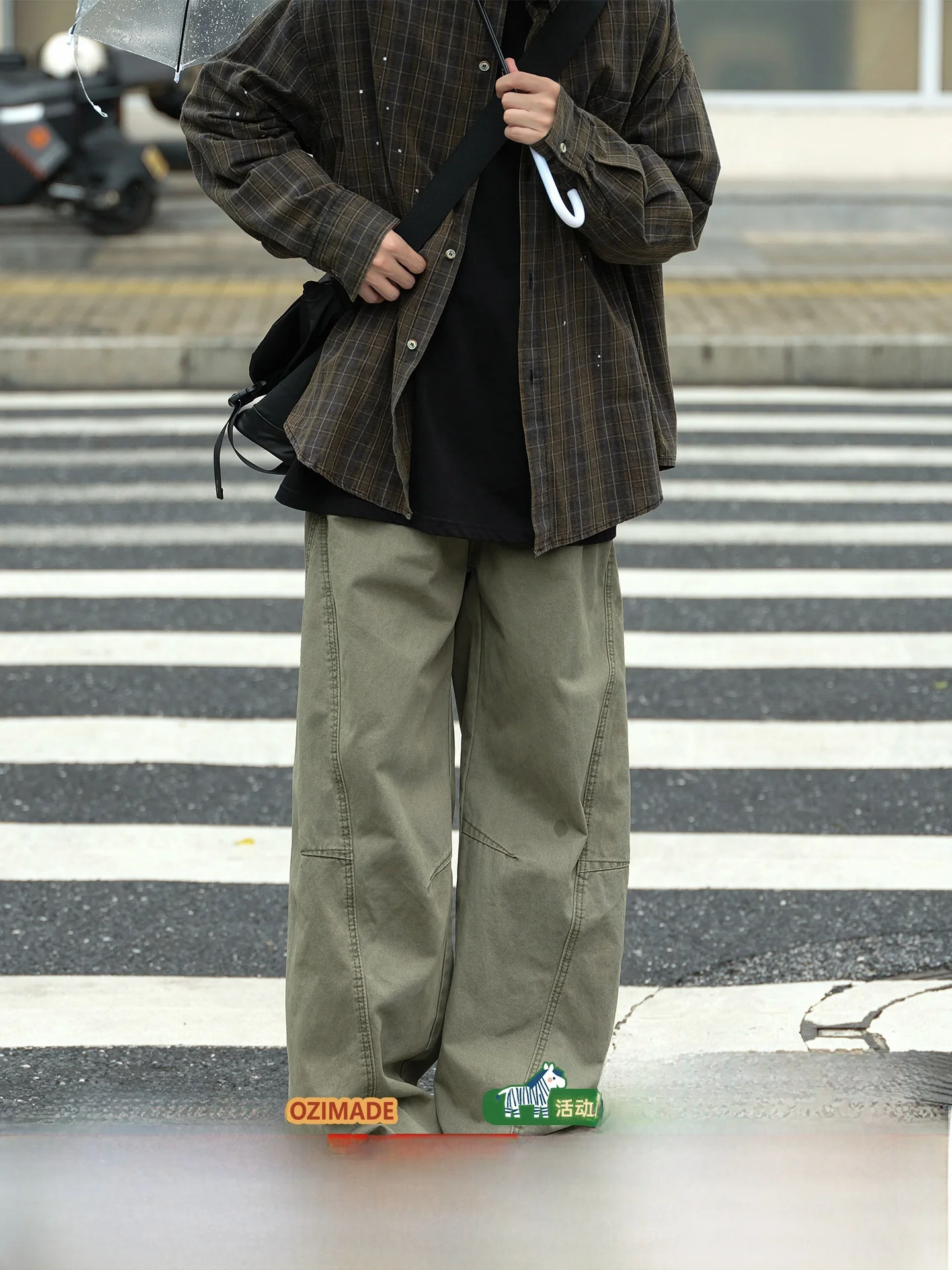 

Повседневные мужские брюки прямого кроя на флисовой подкладке для работы, осенне-зимние, в японском стиле, свободные, удобные, хлопковые