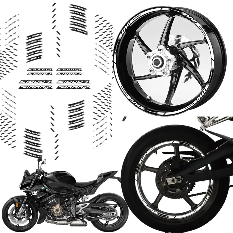 For BMW S1000R Motorcy Parts Coclentour Wheel Decoration Decal Sticker - 3