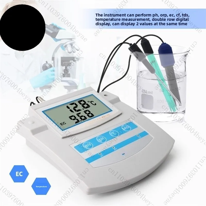 Цифровой настольный измеритель кислотности TDS/EC/CF/ORP, многофункциональный прибор для обнаружения качества водных сточных вод