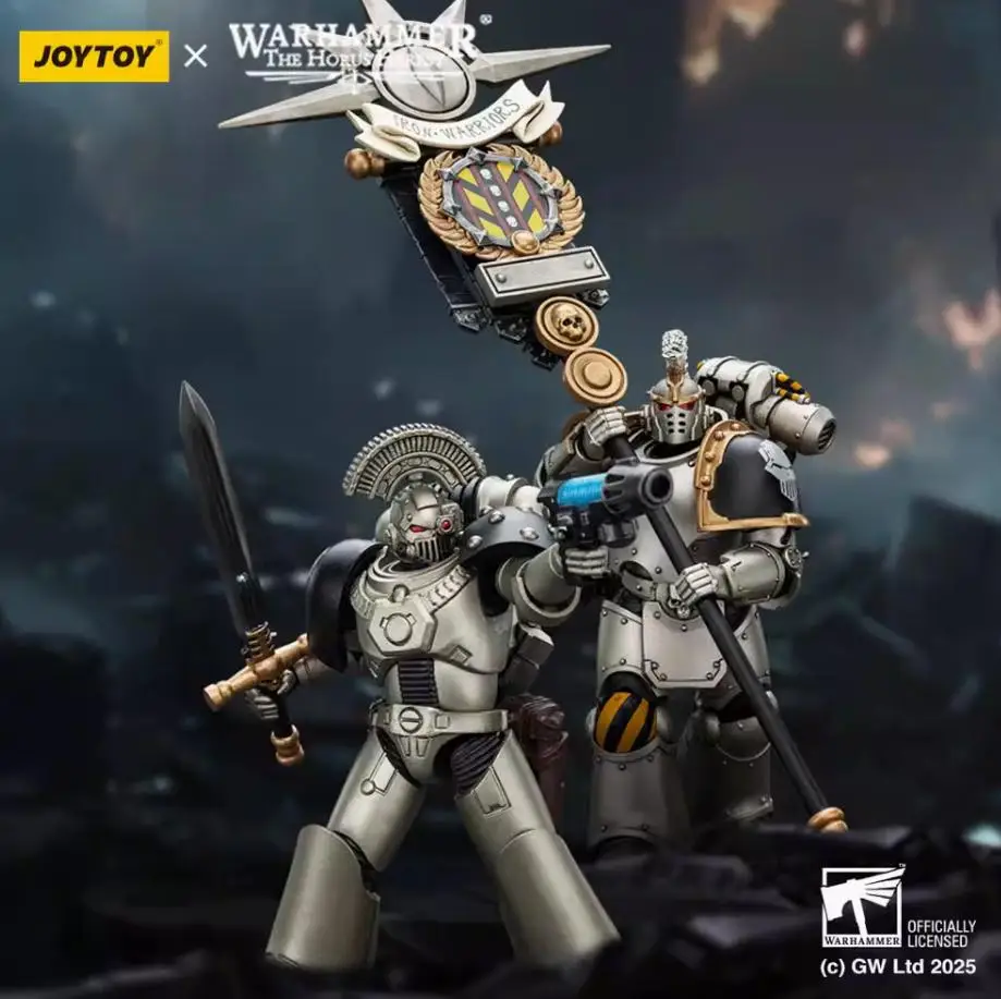 

JOYTOY Warhammer40K 1/18 Action Figure Iron Warriors MKVI Tactical Command Squad Chosen figures Toys
