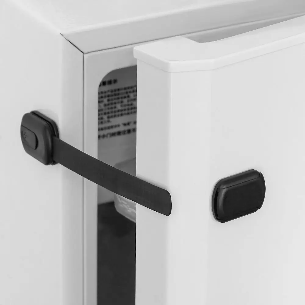 

Plastic Cupboard Wardrobe Door Refrigerator Drawers Security Latch Cabinet Strap Locks Safety Children Protector