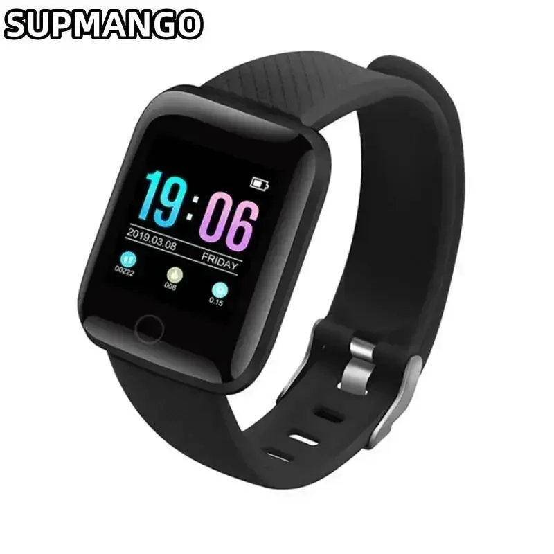 Step Connected Smart Watch para homens e mulheres, multifuncional, 116Plus, Real Stepcount, adequado para Android