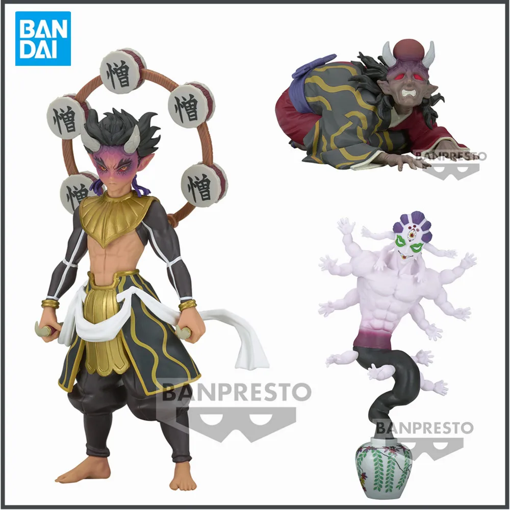 Original Anime Figure Demon Slayer: Kimetsu no Yaiba Figure Demon Series Hantengu Zohakuten Gyokko PVC Action Toys for Children