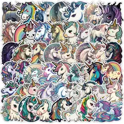 10/30/50PCS Cool Dark Unicorn Cartoon Sticker DIY Phone Laptop Luggage Skateboard Graffiti Decals Fun for Kid Toy