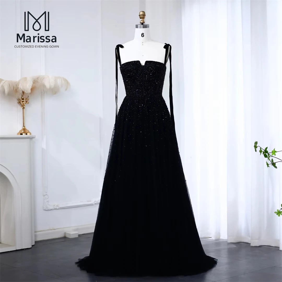 ماريسا فستان زفاف مكشوف الكتفين فستاين سهرة/فساتين الحفلات مصنوعة حسب الطلب فساتين لحضور الحفلات الموسيقية الفاخرة أنيقة فساتين الحفلات المسائية امرأة 2025 خط أ
