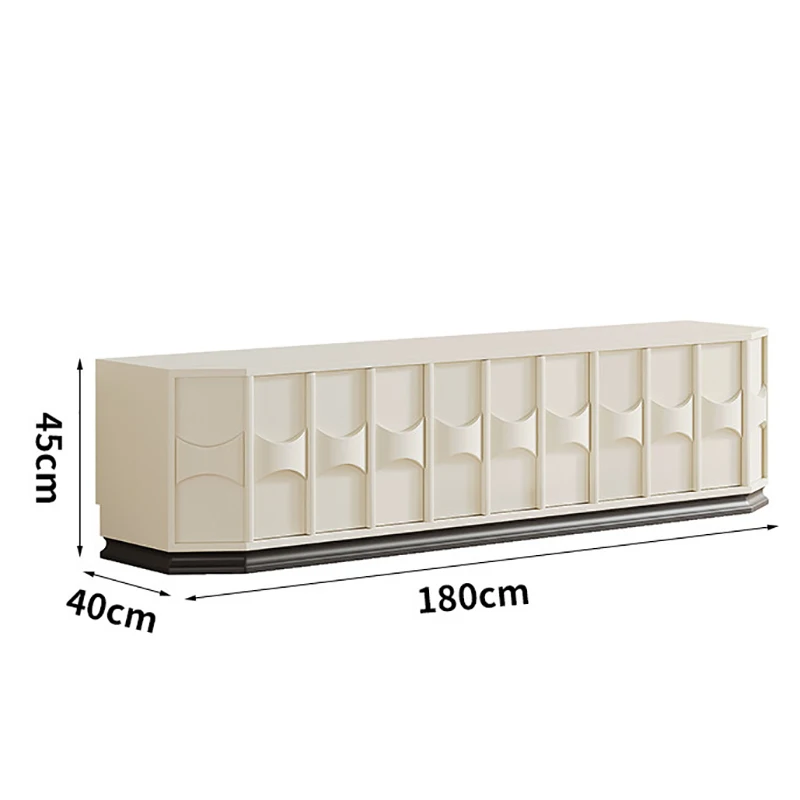 Premium Cream Style Glamour Tv Stands StorageAesthetic Furniture Tv Rack Luxury Living Room Furniture Tv Meubel Zwevend