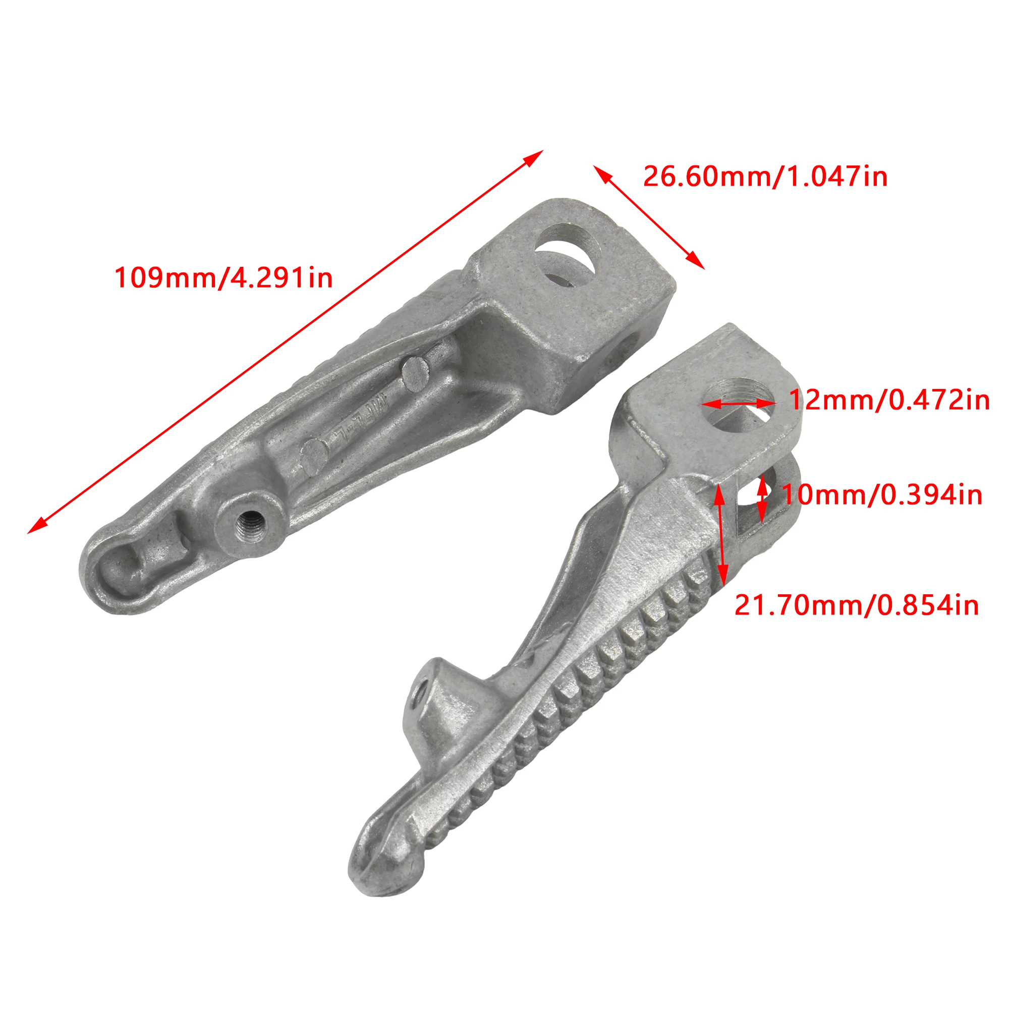 カワサキZx6r、zx636、zx9r、zx10r、zx14、z750、z1000、zzr1200、gtr1400、zzr1400、er6n用モーターサイクルフロントフットペグ