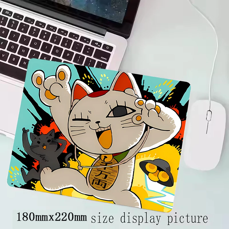 Cute T-Turbo Granny Cat Mouse Pad Mousepad for PC Gamer Manga Anime Dandadan Desktop Decoration Office Mouse Mat Deskmat Rug