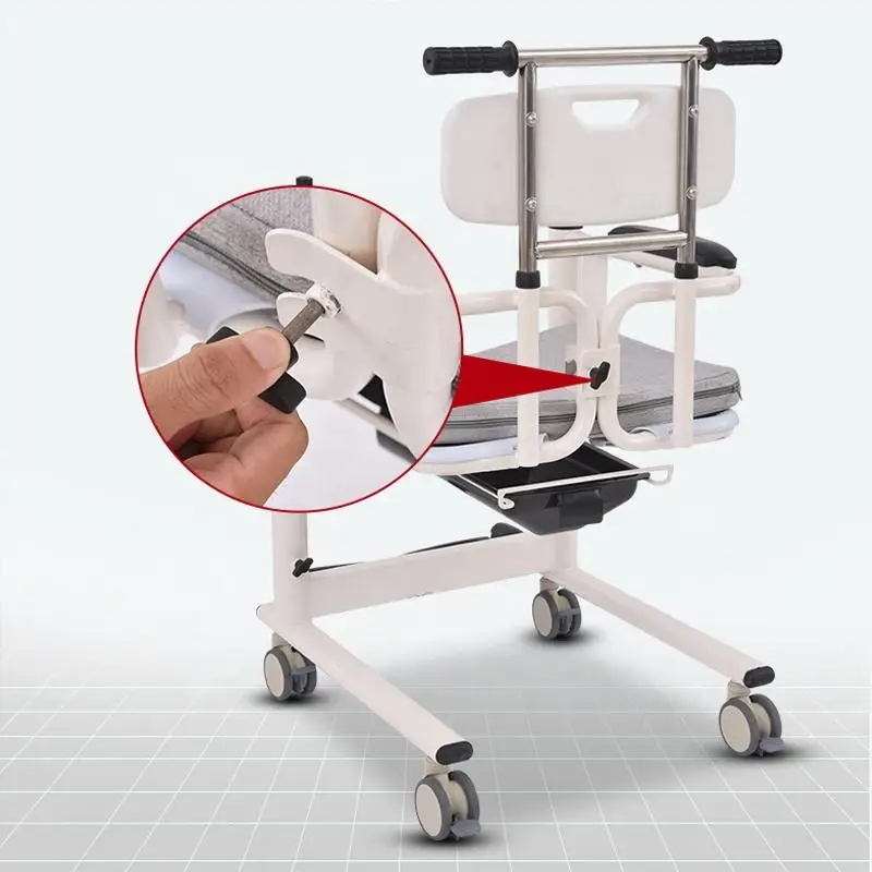 Wholesale elderly paralyzed lift  disabled transfer car with toilet patient transfer lift chair for hospital use