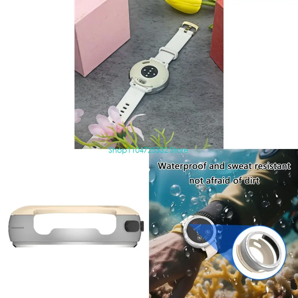 

P5EA Ergonomic Premium Aluminum Smartwatch Case 360 Degree Protective Shock Absorbing Design Hassle Less On Installation