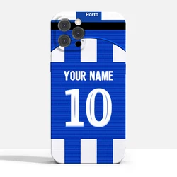 Custom Portugal Porto DRAGÃO Football Jersey 3D Print Cover Case for iPhone 15 14 Pro Max 13 12 11 Mini X XS XR 7 8 6S Plus SE
