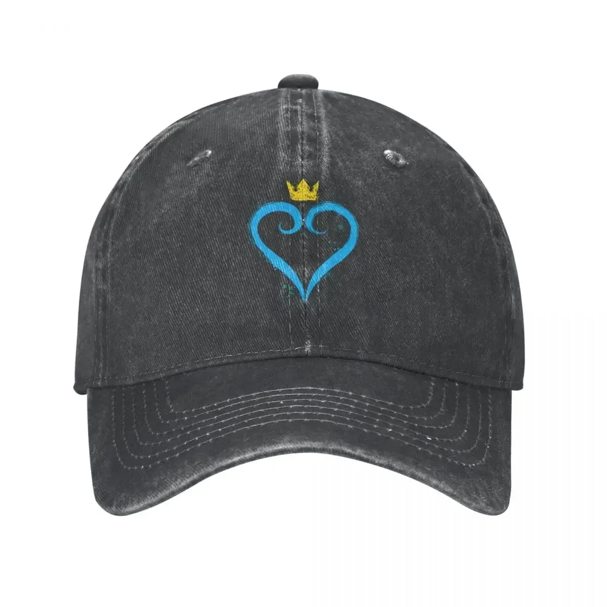 

Kingdom Hearts Painting Stuff Unisex Style Baseball Cap Distressed Cotton Hats Cap Vintage