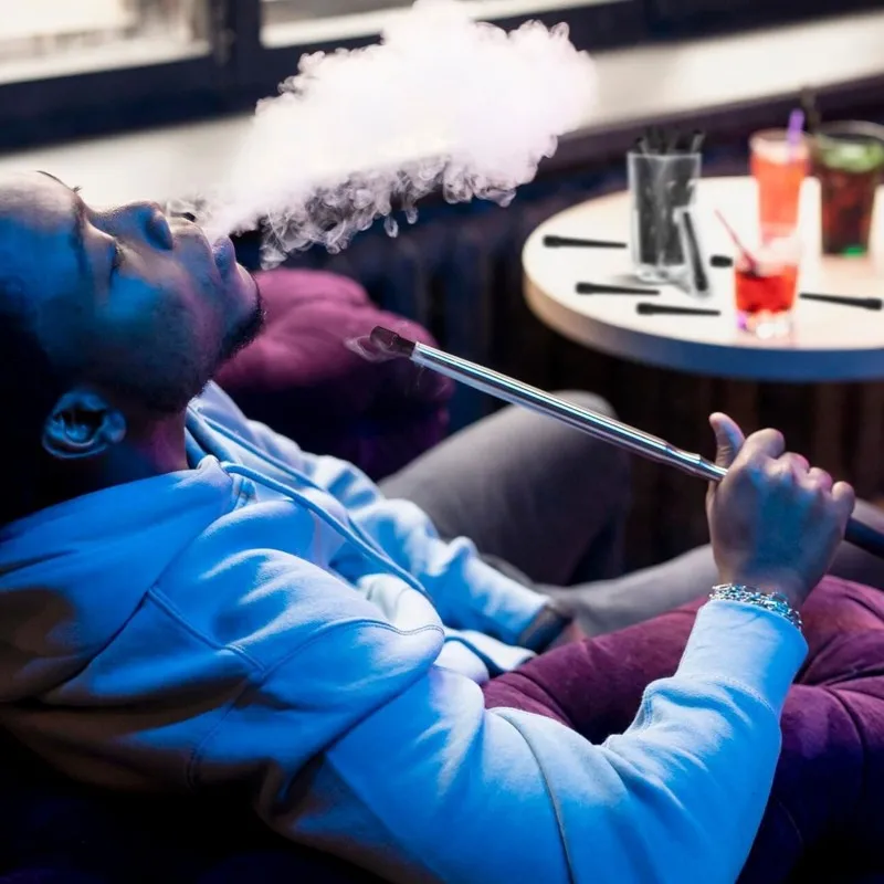 أطراف فم الشيشة السوداء للاستعمال مرة واحدة خالية من مادة BPA لشيشا تشيتشا للنادي/الحفلة/الصالة